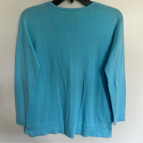 Women’s Ralph Lauren Sport Light Blue Sweater Size XS Cotton Polyester Blend - Picture 7 of 9